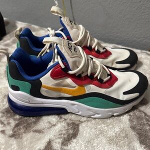 Nike Kids Red, Yellow, Green, Blue Sneakers